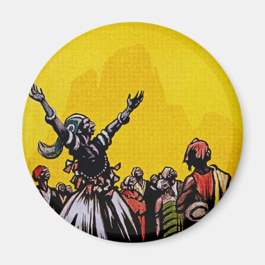 Air Afrique ~ Ligne de Bamako Magneet (Voorkant)