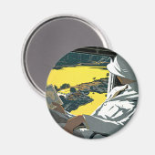 Air Afrique: Visitez L'Afrique en Avion Magneet (Voorkant / Achterkant)