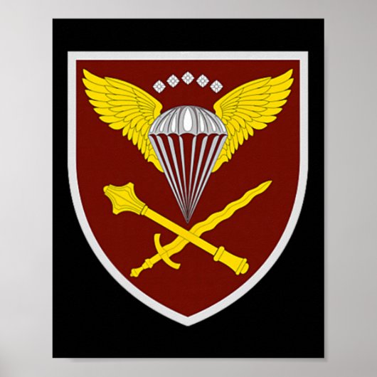 Air Ault Forces Command (ukraine) V2 Ukrainian Mil Poster (Voorkant)