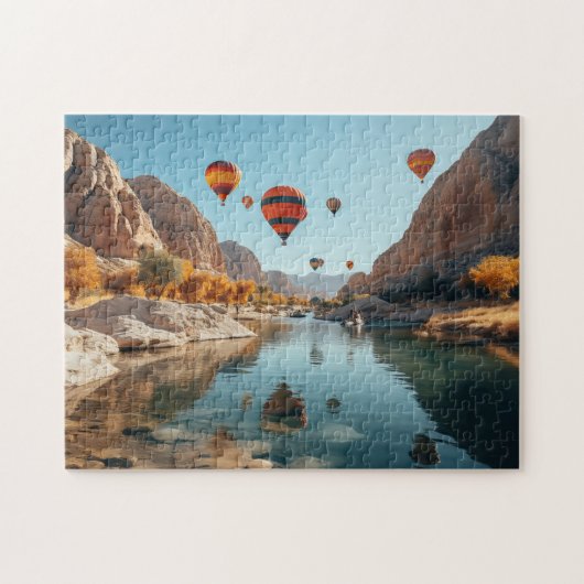 Air ballonnen spel puzzel legpuzzel (Horizontaal)