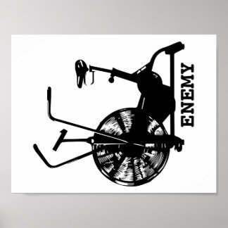 Air Bike Enemy Poster