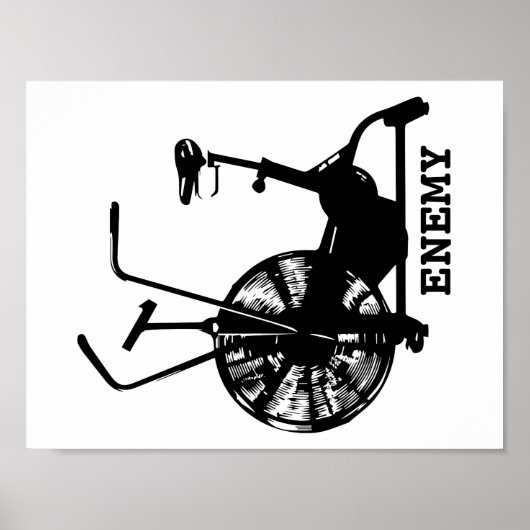 Air Bike Enemy Poster (Voorkant)