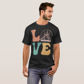 Air Boat Airboat Airboating Love T-shirt (Voorkant volledig)
