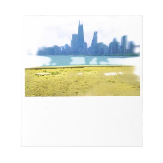 Air Brushed Chicago Notitieblok (Voorkant)