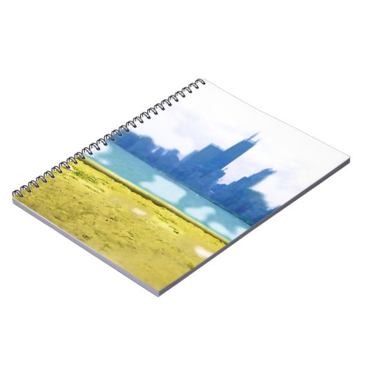 Air Brushed Chicago Notitieboek (Linkerzijde)