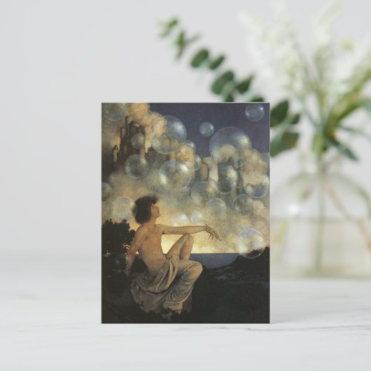 Air Castles, Maxfield Parrish Fine  Briefkaart (Staand voorkant)