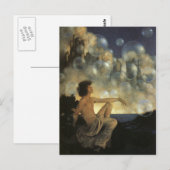 Air Castles, Maxfield Parrish Fine  Briefkaart (Voorkant / Achterkant)