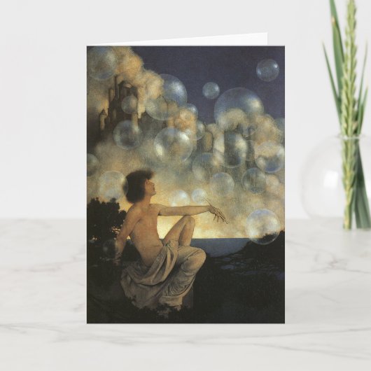 Air Castles, Maxfield Parrish Fine  Kaart (Voorkant)
