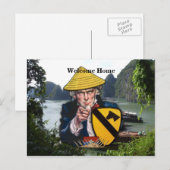 Air cav 1st cavalry division namard patch briefkaart (Voorkant / Achterkant)