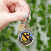 air cav vietnam war patch vets Sleutelhanger (Hand)