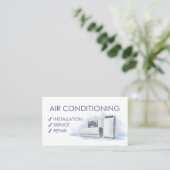 Air Conditioning – Repair, Service, Installation Visitekaartje (Staand voorkant)
