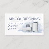 Air Conditioning – Repair, Service, Installation Visitekaartje (Voorkant)