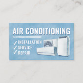 Air Conditioning – Repair, Service, Installation Visitekaartje (Voorkant)