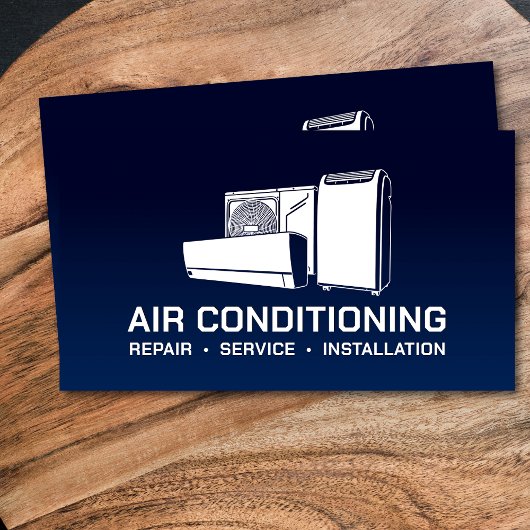 Air Conditioning – Repair • Service • Installation Visitekaartje