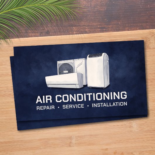 Air Conditioning – Repair • Service • Installation Visitekaartje
