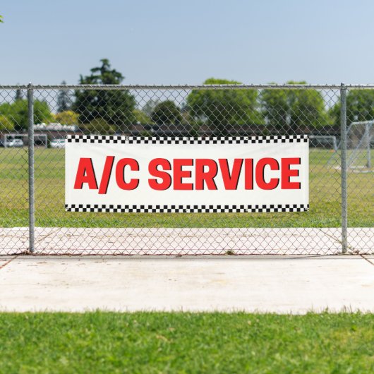 Air Conditioning Service Automobielindustrie Grote Spandoek (Insitu)