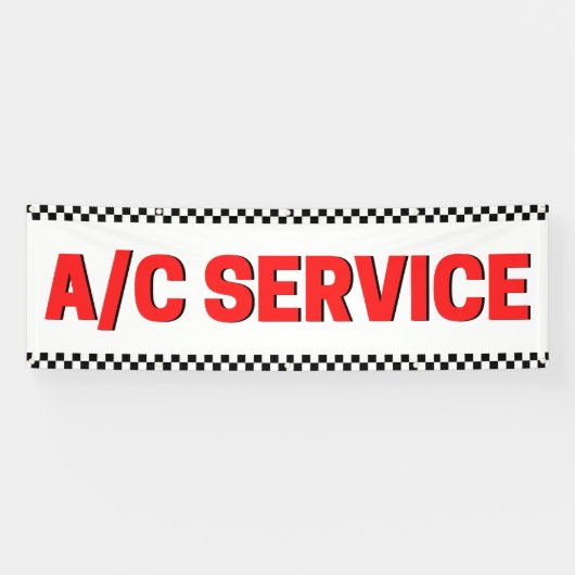 Air Conditioning Service Automobielindustrie Grote Spandoek (Horizontaal)