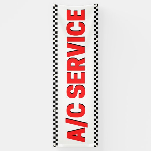 Air Conditioning Service Automobielindustrie Grote Spandoek (Verticaal)