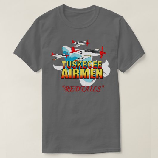 Air Corp Tuskegee Airmen Redtails 3AC X T-shirt (Design voorkant)