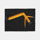 Air Dancer Fun Dancing Gift Wacky Opblaasbare Wavi Fleece Deken (Voorkant (Horizontaal))