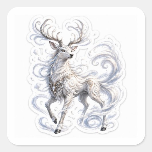 Air Deer Fantasy Stickers (Voorkant)