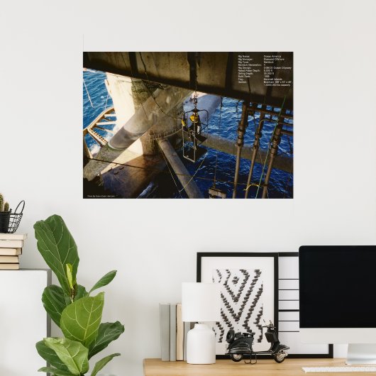 "Air Dive"-druk Poster (Thuiskantoor)