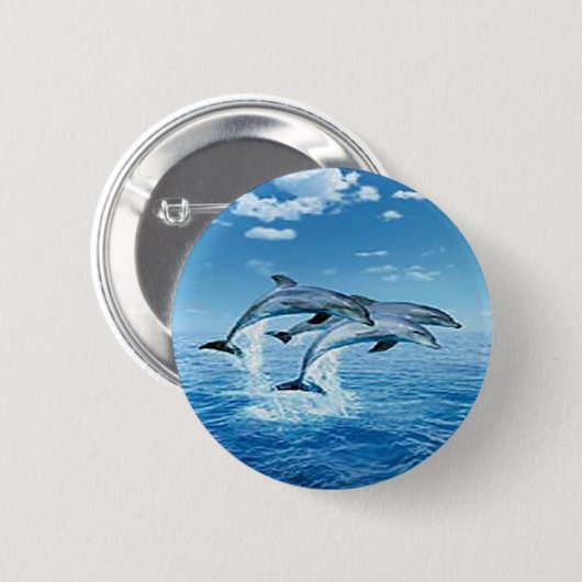 Air Dolphins Button (Voorkant /achterkant)