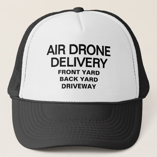 Air Drone Delivery™ Trucker Hoed Pet (Voorkant)