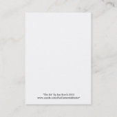 AIR Element Skyscape ATC Visitekaartje (Achterkant)