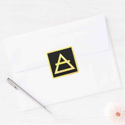 Air Element Symbol Sticker (Envelop)