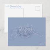 Air Elemental Lotus Briefkaart (Voorkant / Achterkant)