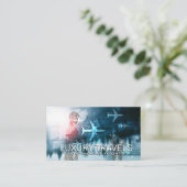 Air Flight Travels | Airport Visitekaartje (Staand voorkant)