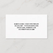 Air Flight Travels | Airport Visitekaartje (Achterkant)