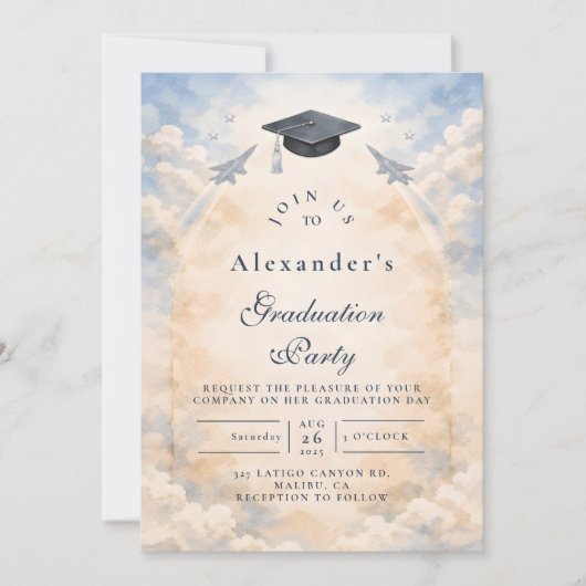 Air Force Academy Graduation Kaart (Voorkant)