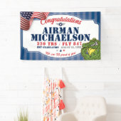 Air Force Afstudeerfeest 320 TRS Gators Mascotte 3 Spandoek (Insitu)