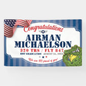 Air Force Afstudeerfeest 320 TRS Gators Mascotte 3 Spandoek (Horizontaal)