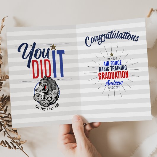Air Force Basic Training Afstuderen 331 Wolfpack Kaart