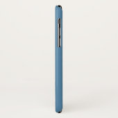 AIR FORCE BLUE Solid Background iPhone X Hoesje (Achterkant/links)