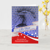 Air Force BMT Graduate American Eagle Kaart (Gele Bloem)