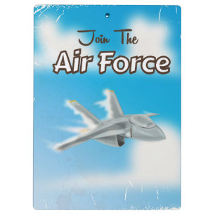 Air Force Classic Jet poster Klembord