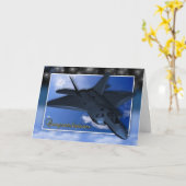 Air Force Commissioning feliciteert Kaart (Gele Bloem)