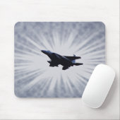 Air Force F 15 jachtvliegtuig Art Muismat (Met muis)