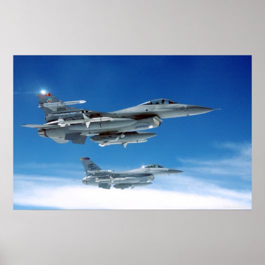 Air Force F-16's Poster (Voorkant)