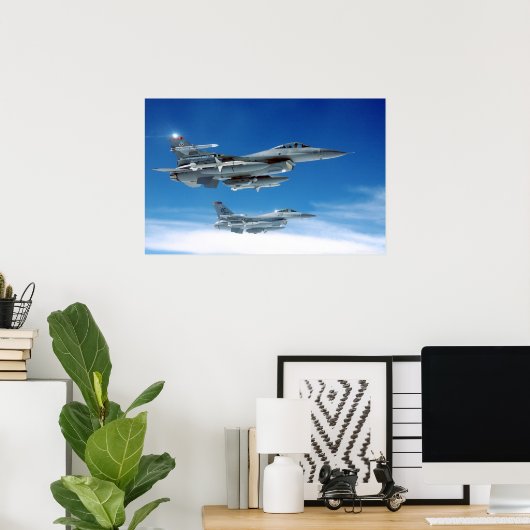 Air Force F-16's Poster (Thuiskantoor)