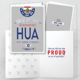 Air Force HUA Airman Grappige Militaire Basisoplei Kaart