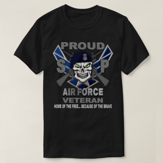 Air Force Security Forces Veteran T-Shirt (Design voorkant)