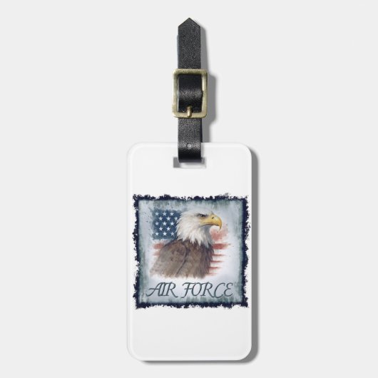 Air Force (USAF) Bagagelabel (Voorkant verticaal)