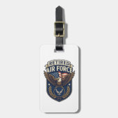 Air Force (USAF) Bagagelabel (Voorkant verticaal)