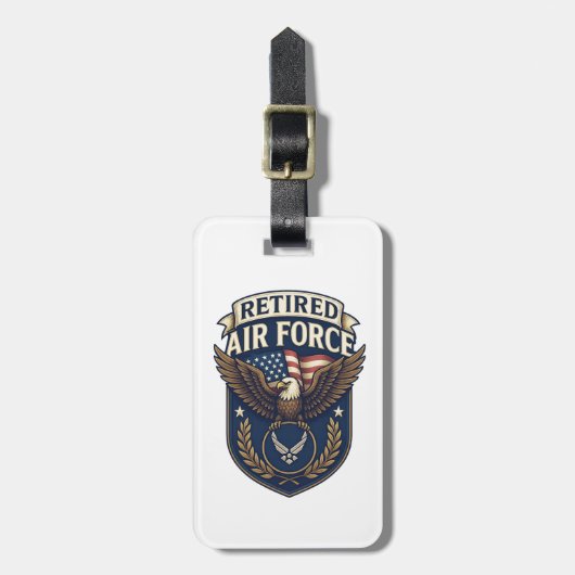 Air Force (USAF) Bagagelabel (Voorkant verticaal)