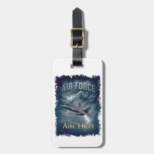 Air Force (USAF) Bagagelabel (Voorkant verticaal)